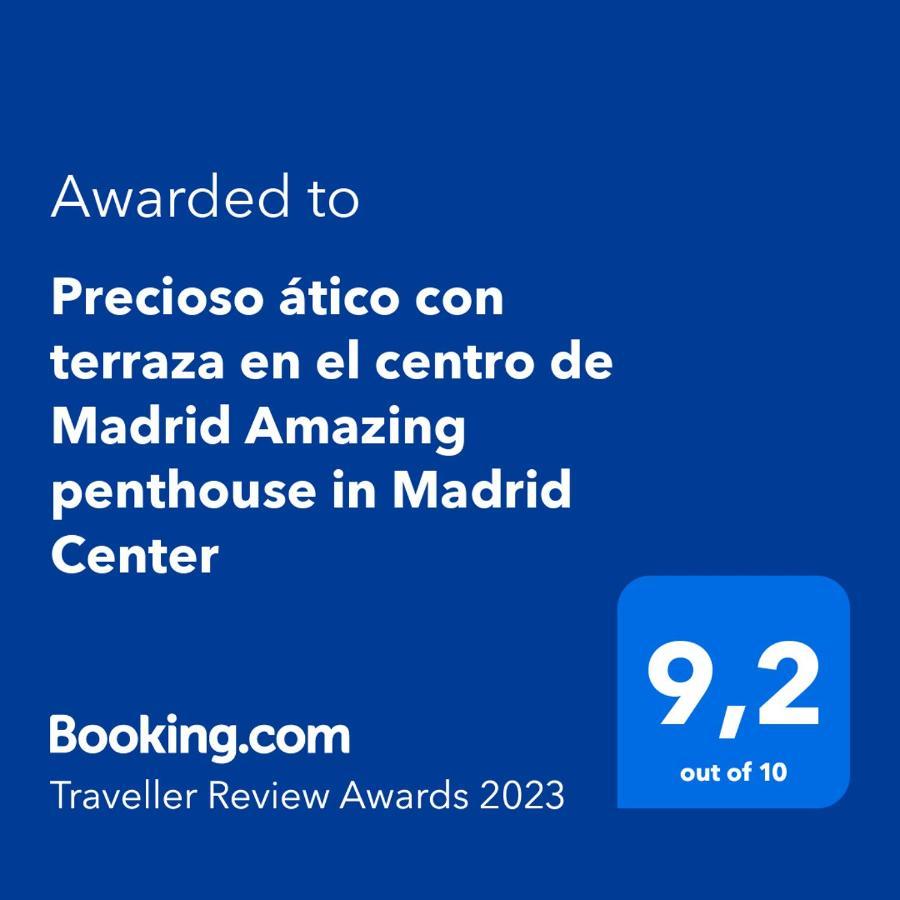 Precioso Atico Con Terraza En El Centro De Madrid Amazing Penthouse In Madrid Center Apartment Exterior photo
